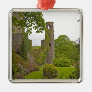 Cork, Irland. Die berüchtigte Burg Blarney 2 Silbernes Ornament