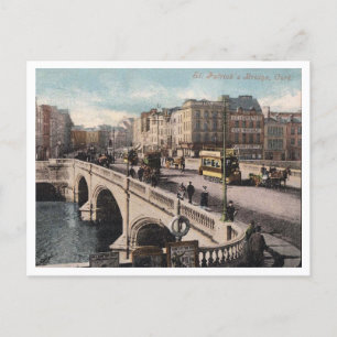 Cork Irland, St Patrick's Bridge c1904 Vintag Postkarte
