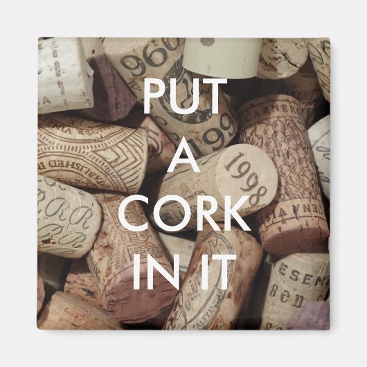 Cork It Magnet (Vorne)