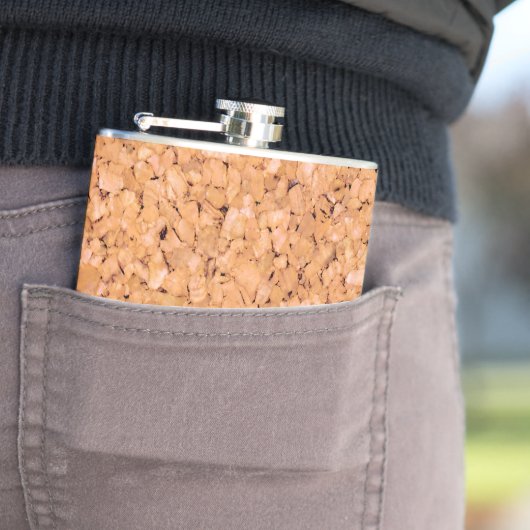 Cork Look Flask Flachmann (Beispiel)