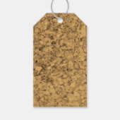 Cork Look Geschenkanhänger (Vorderseite)