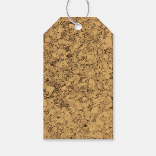 Cork Look Geschenkanhänger (Vorderseite)
