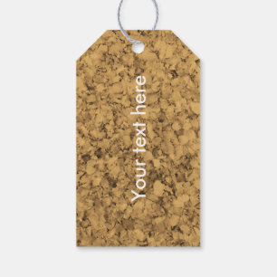 Cork Look Geschenkanhänger