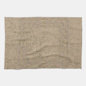 Cork Muster mit Wavy Lines Geschirrtuch (Horizontal)