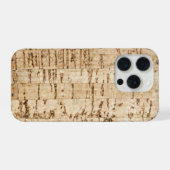 Cork oak pattern iPhone hülle (Rückseite (Horizontal))