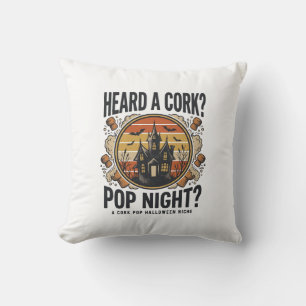 Cork Pop Halloween Spukhaus Vintage-Shirt_1 Kissen