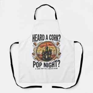 Cork Pop Halloween Spukhaus Vintage-Shirt_1 Schürze