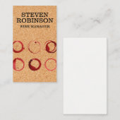 Cork Print | Weinstock Visitenkarte (Vorne/Hinten)