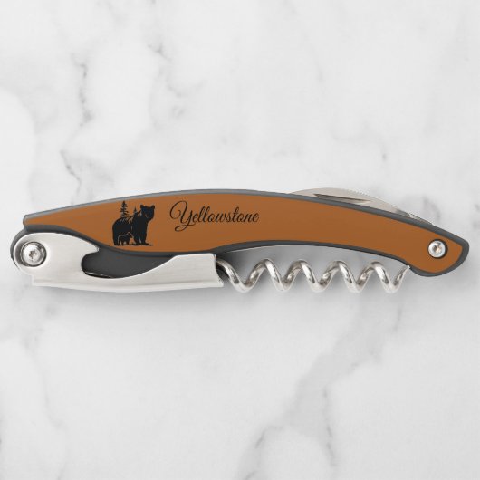 Cork Screw-Yellowstone Kellnermesser (Vorderseite)