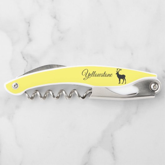 Cork Screw-Yellowstone Kellnermesser (Rückseite)