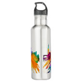 Cork Skyline Edelstahlflasche (Rückseite)