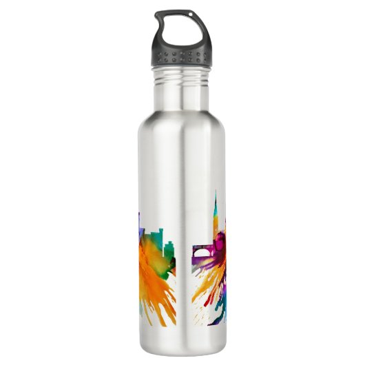 Cork Skyline Edelstahlflasche (Rückseite)