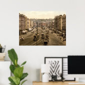 Cork Stadt Irland 19. Jahrhundert Straße Szene Poster (Heimbüro)