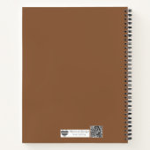 Cork Stamp Impression | Organic Geometric Seal Notizblock (Rückseite)