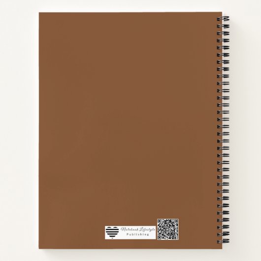 Cork Stamp Impression | Organic Geometric Seal Notizblock (Rückseite)