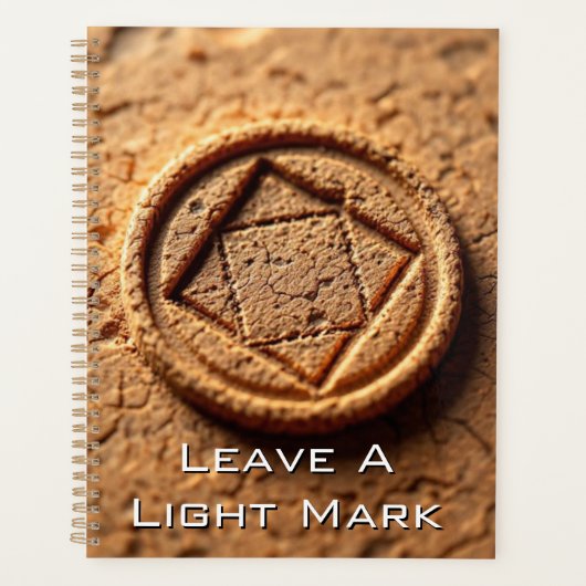 Cork Stamp Impression | Organic Geometric Seal Planer (Vorderseite)