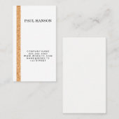 Cork Striped Accent Visitenkarte (Vorne/Hinten)