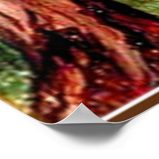 Cork Trees at Cintra near Lissabon, Poster (Ecke)