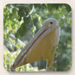 Cork-Untersetzer mit lustigem Pelikan Untersetzer