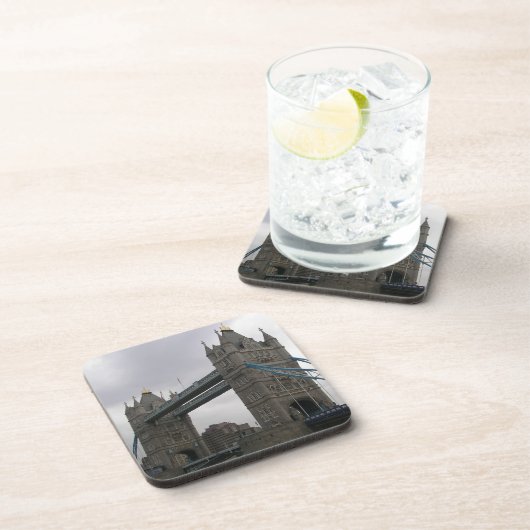 Cork Untersetzer mit Tower Bridge über der Themse (Rechte Seite)