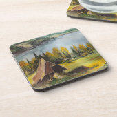 Cork Untersetzer Set Ann Hayes Chalet am See (Linke Seite)