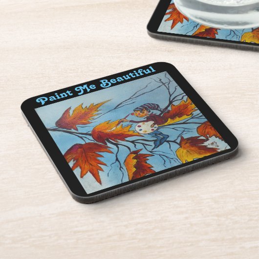 Cork Untersetzer Set Ann Hayes Pixie Painting (Linke Seite)