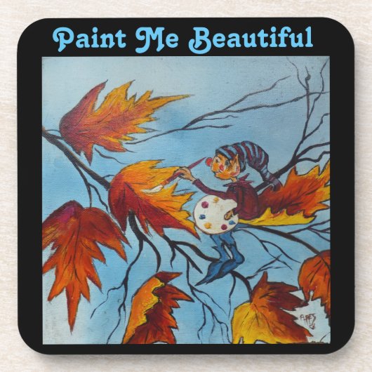 Cork Untersetzer Set Ann Hayes Pixie Painting (Vorderseite)