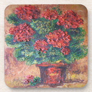 Cork Untersetzer Set Ann Hayes Red Beauty