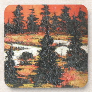 Cork Untersetzer Set Ann Hayes Tree Delight