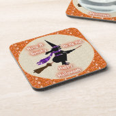 Cork Untersetzer Set Broom Stick Hexe (Linke Seite)