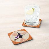 Cork Untersetzer Set Broom Stick Hexe (Rechte Seite)