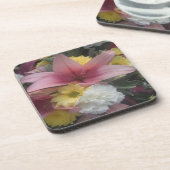 Cork Untersetzer Set Pink Lily Beauty (Linke Seite)
