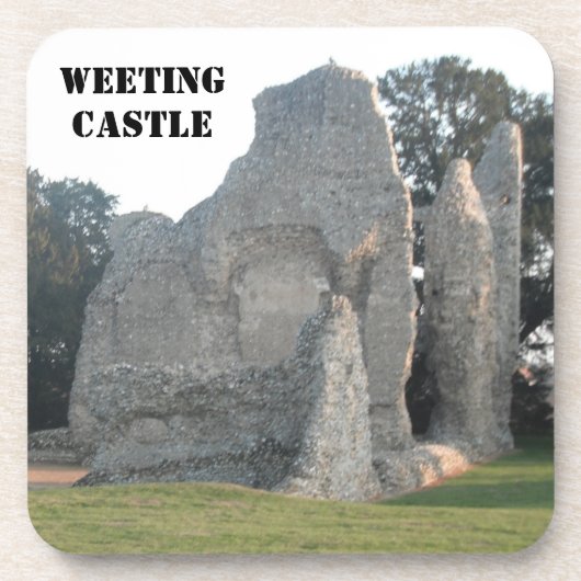 Cork Untersetzer Weeting Castle Weeting Norfolk UK (Vorderseite)