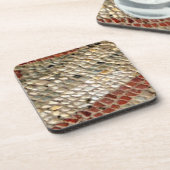 Cork unterstützte hohe glänzende Untersetzer römis (Linke Seite)