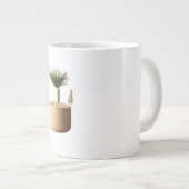 Cork Wall Tiles Sustainable Tactile Acoustic Surfa Jumbo-Tasse (Vorderseite Rechts)