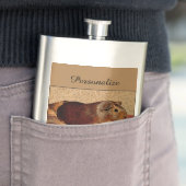 Corkboard Blick-Meerschweinchen Flachmann (Beispiel)