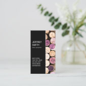 Corks oberste Ansicht | Wein Visitenkarte (Stehend Vorderseite)