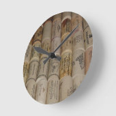 Corks Runde Wanduhr (Winkel)