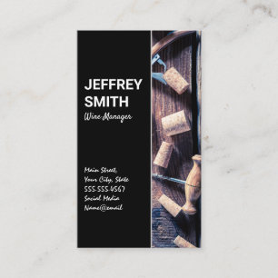 Corks und Wine Openers Visitenkarte