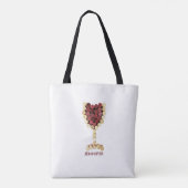 Corks Weinglas Personalisiert Tasche (Rückseite)