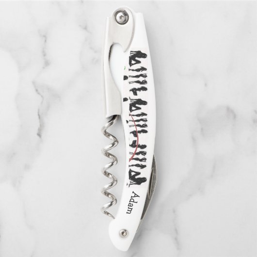 Corkschraube Flaschenöffner Adam Kellnermesser (Vorderseite)