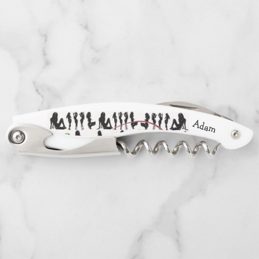 Corkschraube Flaschenöffner Adam Kellnermesser (Vorderseite)