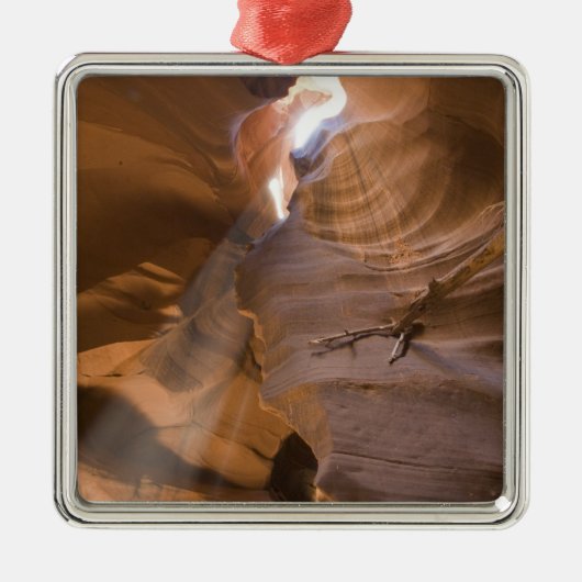 Corkschraube in der oberen Antelope Canyon, Navajo Silbernes Ornament (Vorne)