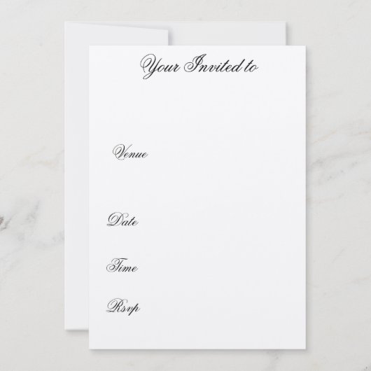 Corkschraube Pink Stiletto und Champagne Einladung (Rückseite)