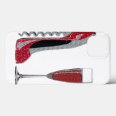 Corkschraube Red Stiletto and Champagne iPad Case (Rückseite (Horizontal))