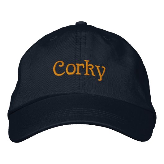 Corky Bestickte Kappe (Vorderseite)