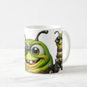 Corky Caterpillar Kaffeetasse (VorderseiteRechts)