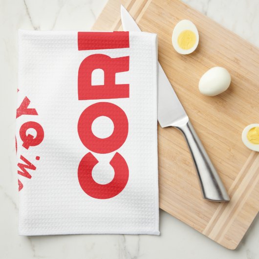 CorleyQ Geschirrtuch (Viertel Falte)