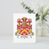 Cormier Familienwappen Postkarte (Stehend Vorderseite)