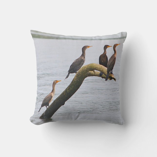 Cormoran Seabird Pillow Kissen (Vorderseite)